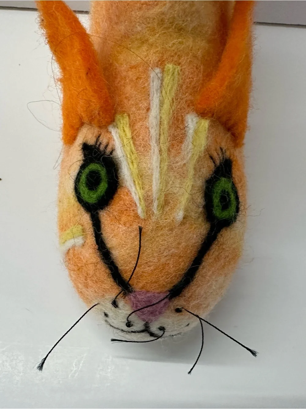 Sew Heart Ginger Cat Slippers made in England
